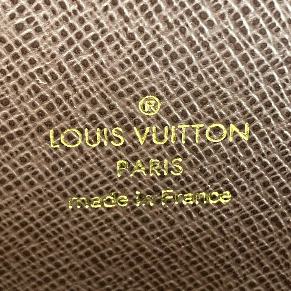 LOUIS VUITTON Long Wallet Purse M95234 Monogram mini run Brown Portefeuille Sara Women Used Authentic