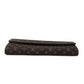 LOUIS VUITTON Long Wallet Purse M95234 Monogram mini run Brown Portefeuille Sara Women Used Authentic