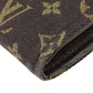 LOUIS VUITTON Long Wallet Purse M95234 Monogram mini run Brown Portefeuille Sara Women Used Authentic