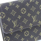 LOUIS VUITTON Long Wallet Purse M95234 Monogram mini run Brown Portefeuille Sara Women Used Authentic