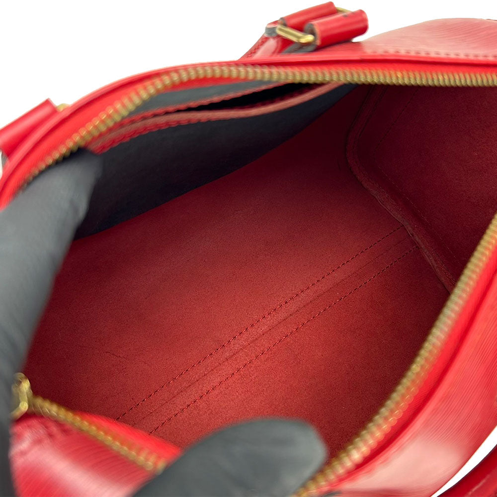 LOUIS VUITTON Handbag M43017 Epi Leather Red Epi Speedy 25 Women Used Authentic