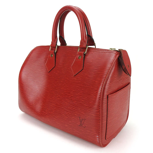 LOUIS VUITTON Handbag M43017 Epi Leather Red Epi Speedy 25 Women Used Authentic