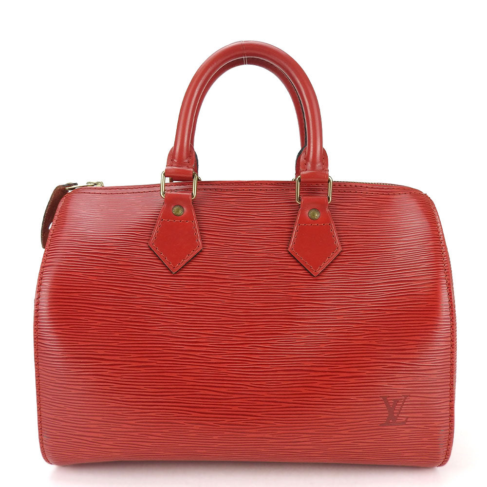 LOUIS VUITTON Handbag M43017 Epi Leather Red Epi Speedy 25 Women Used Authentic