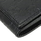 GUCCI Long Wallet Purse 244946 Sima leather black Guccisima Women Used Authentic