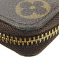 LOUIS VUITTON Long Wallet Purse M61298 Monogram Rose Valerie Portefeuille Clemence Women Used Authentic