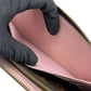 LOUIS VUITTON Long Wallet Purse M61298 Monogram Rose Valerie Portefeuille Clemence Women Used Authentic