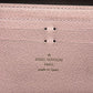 LOUIS VUITTON Long Wallet Purse M61298 Monogram Rose Valerie Portefeuille Clemence Women Used Authentic