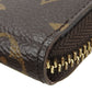 LOUIS VUITTON Long Wallet Purse M61298 Monogram Rose Valerie Portefeuille Clemence Women Used Authentic