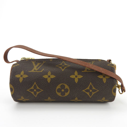 LOUIS VUITTON Pouch M51385 Monogram Brown Cylindrical pouch Papillon