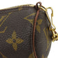 LOUIS VUITTON Pouch M51385 Monogram Brown Cylindrical pouch Papillon