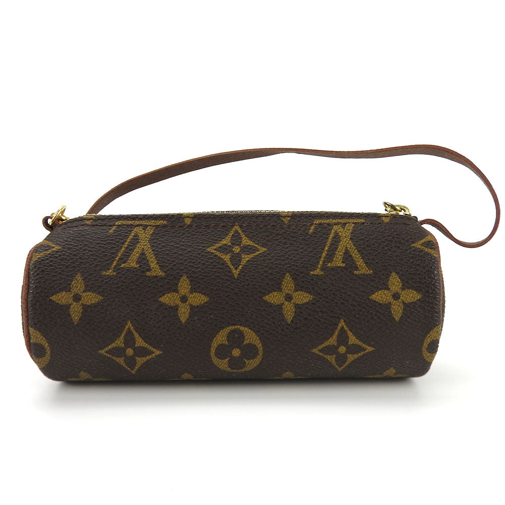 LOUIS VUITTON Pouch M51385 Monogram Brown Cylindrical pouch Papillon