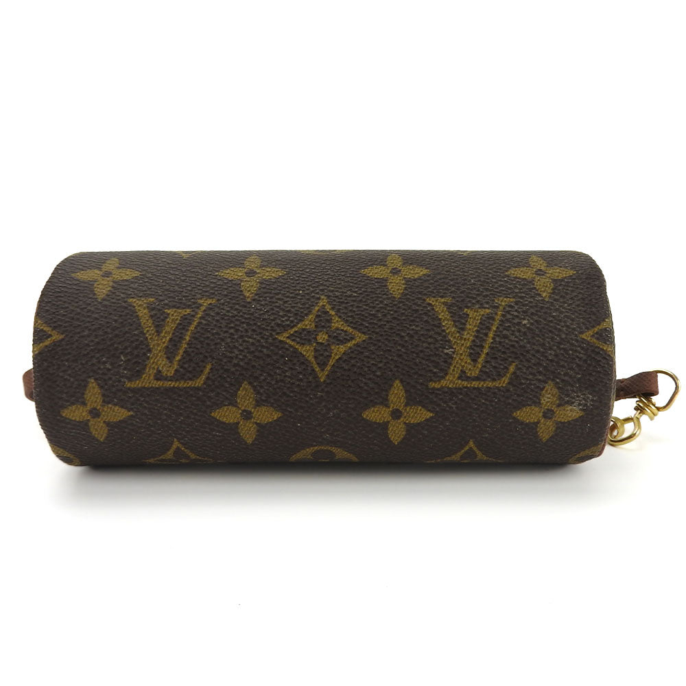 LOUIS VUITTON Pouch M51385 Monogram Brown Cylindrical pouch Papillon