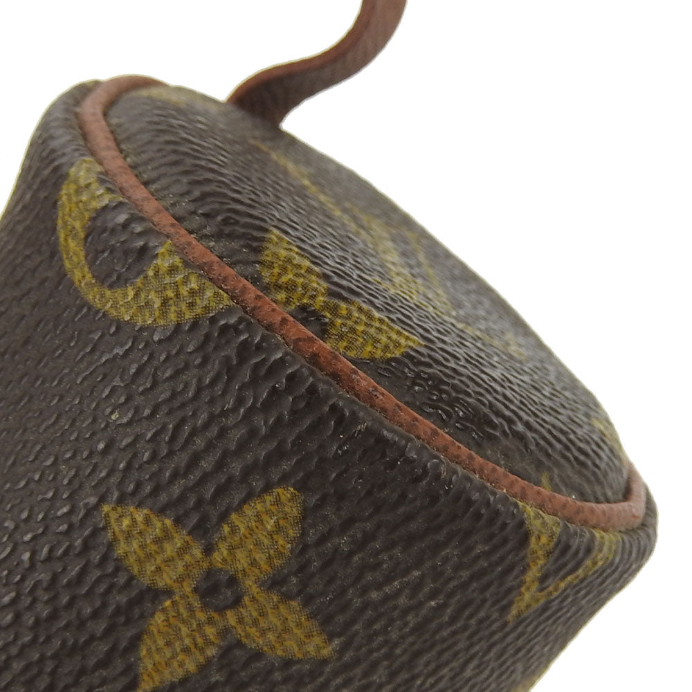 LOUIS VUITTON Pouch M51385 Monogram Brown Cylindrical pouch Papillon