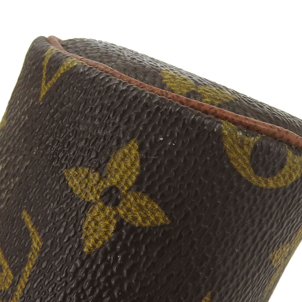 LOUIS VUITTON Pouch M51385 Monogram Brown Cylindrical pouch Papillon