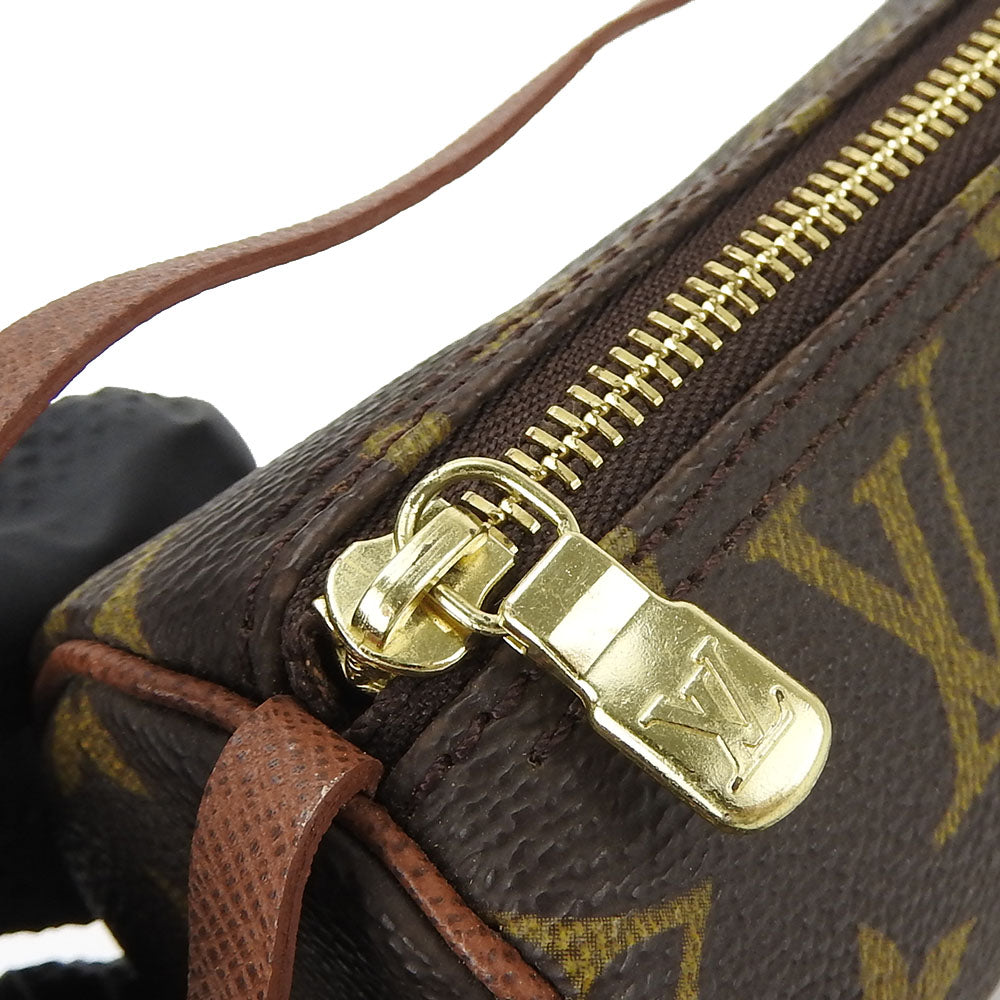 LOUIS VUITTON Pouch M51385 Monogram Brown Cylindrical pouch Papillon