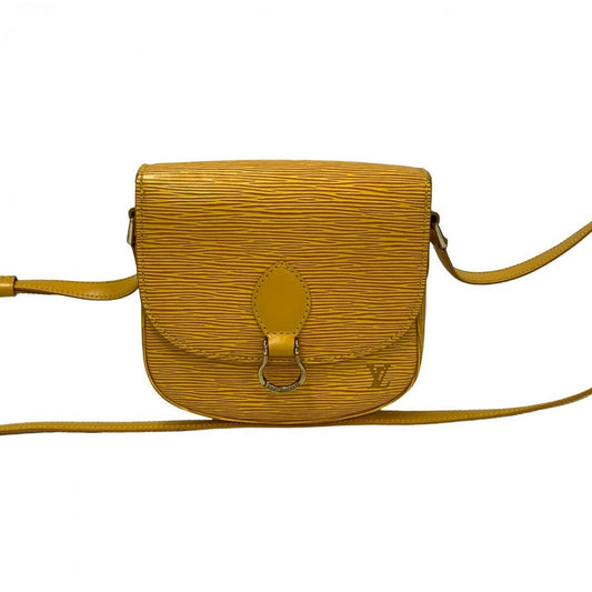 LOUIS VUITTON Shoulder Bag M52219 Epi Leather yellow Epi Mini Saint-Cloud Women Used Authentic
