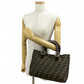 FENDI Handbag Canvas, Leather Brown Zucca FF Pattern Women Used Authentic