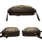 BURBERRY Shoulder Bag Canvas, Leather Brown Nova Check Shadow Horse logo Metal Women Used Authentic