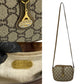 GUCCI Shoulder Bag Leather, PVC Brown gucci plus Women Used Authentic