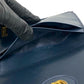 GUCCI Bifold Wallet Leather, PVC Navy Micro GG logo Women Used Authentic