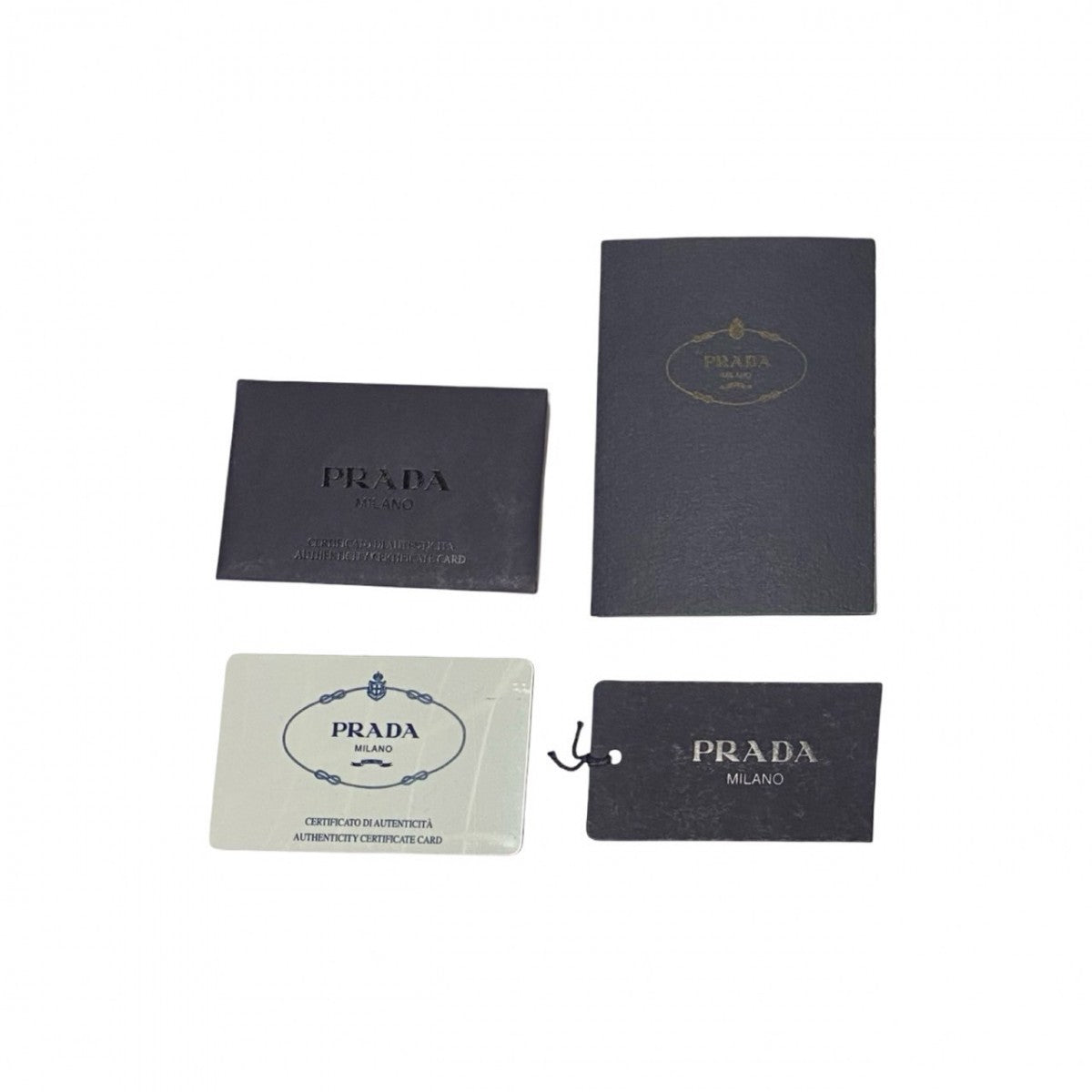 PRADA Shoulder Bag leather Brown