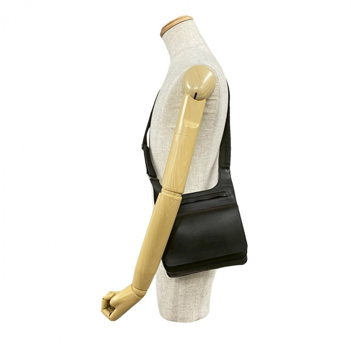 PRADA Shoulder Bag leather Brown