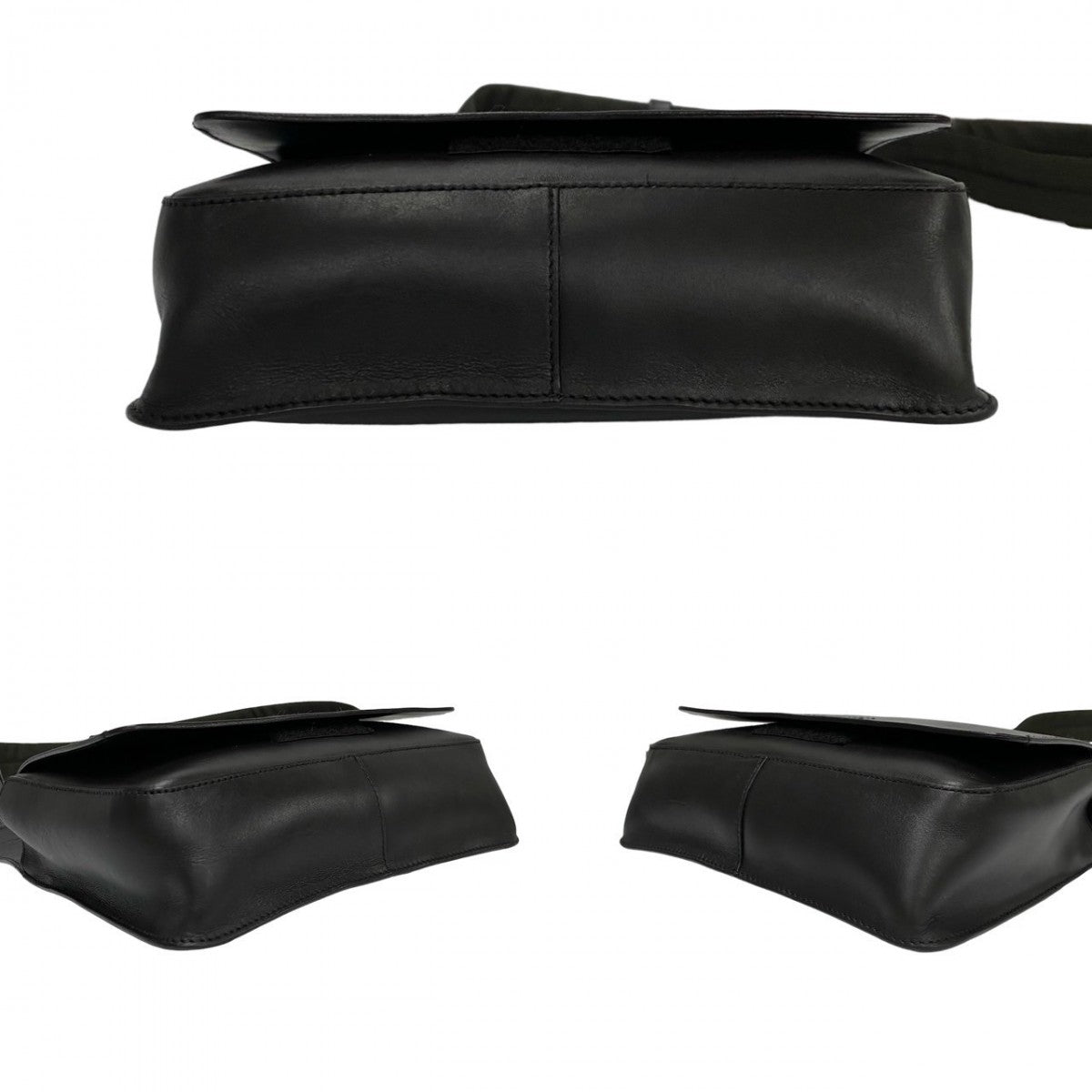 PRADA Shoulder Bag leather Brown