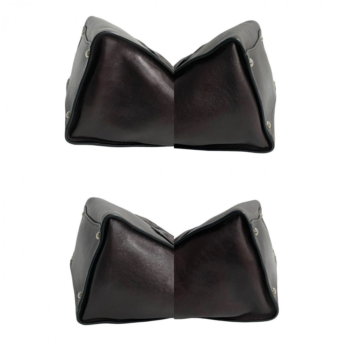 PRADA Shoulder Bag leather Brown