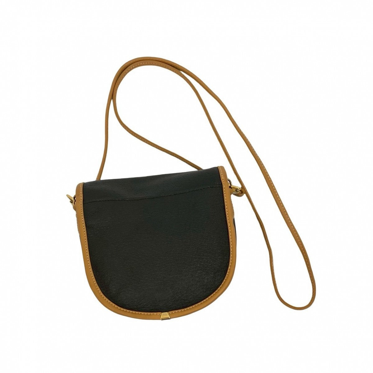 GUCCI Shoulder Bag leather black gucci plus Women Used Authentic
