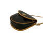 GUCCI Shoulder Bag leather black gucci plus Women Used Authentic