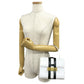 CELINE Handbag leather white logo ribbon Metal Women Used Authentic