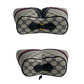GUCCI Shoulder Bag leather Navy Sherry line