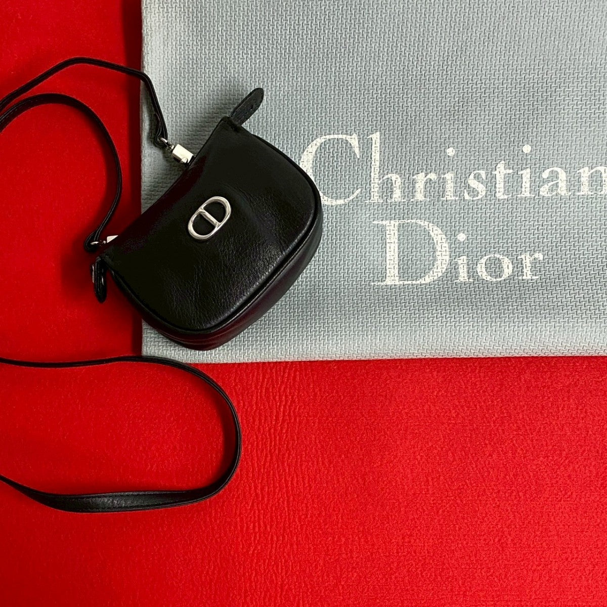 Dior Shoulder Bag leather black