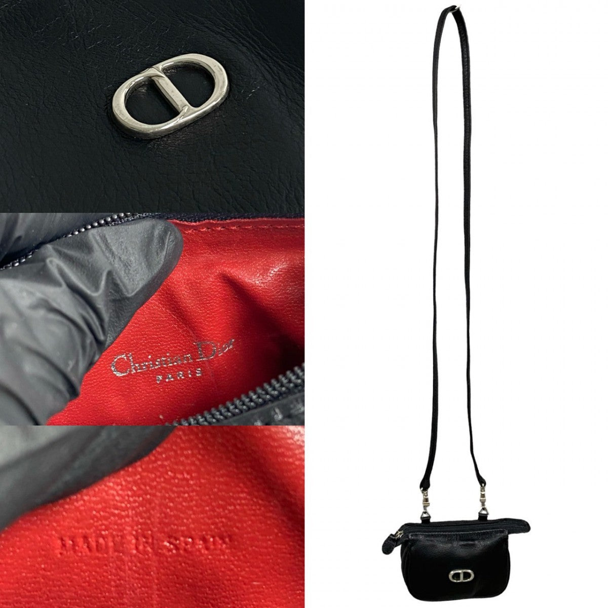 Dior Shoulder Bag leather black