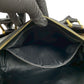CELINE Handbag Leather, PVC black Macadam Blason Triomphe Pattern Women Used Authentic