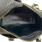 CELINE Handbag Leather, PVC black Macadam Blason Triomphe Pattern Women Used Authentic