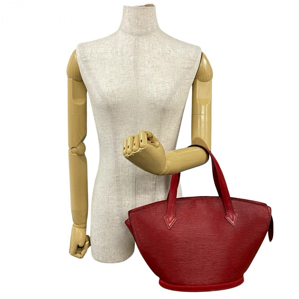 LOUIS VUITTON Handbag M52277 Epi Leather Red Epi Sun jack Women Used Authentic