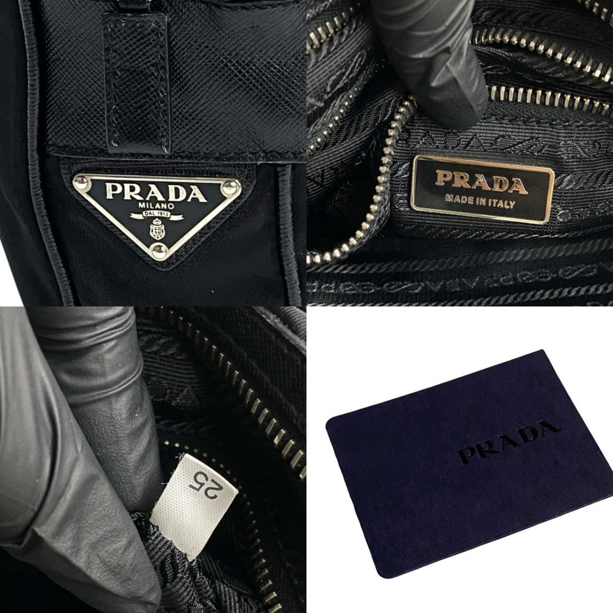 PRADA Shoulder Bag Nylon black