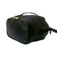 LOEWE Shoulder Bag leather black Anagram logo Metal Women Used Authentic