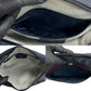 GUCCI Shoulder Bag Leather, PVC Navy GG logo Pattern Sherry line Women Used Authentic