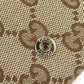 GUCCI Bifold Wallet 346058 GG canvas beige Women Used Authentic