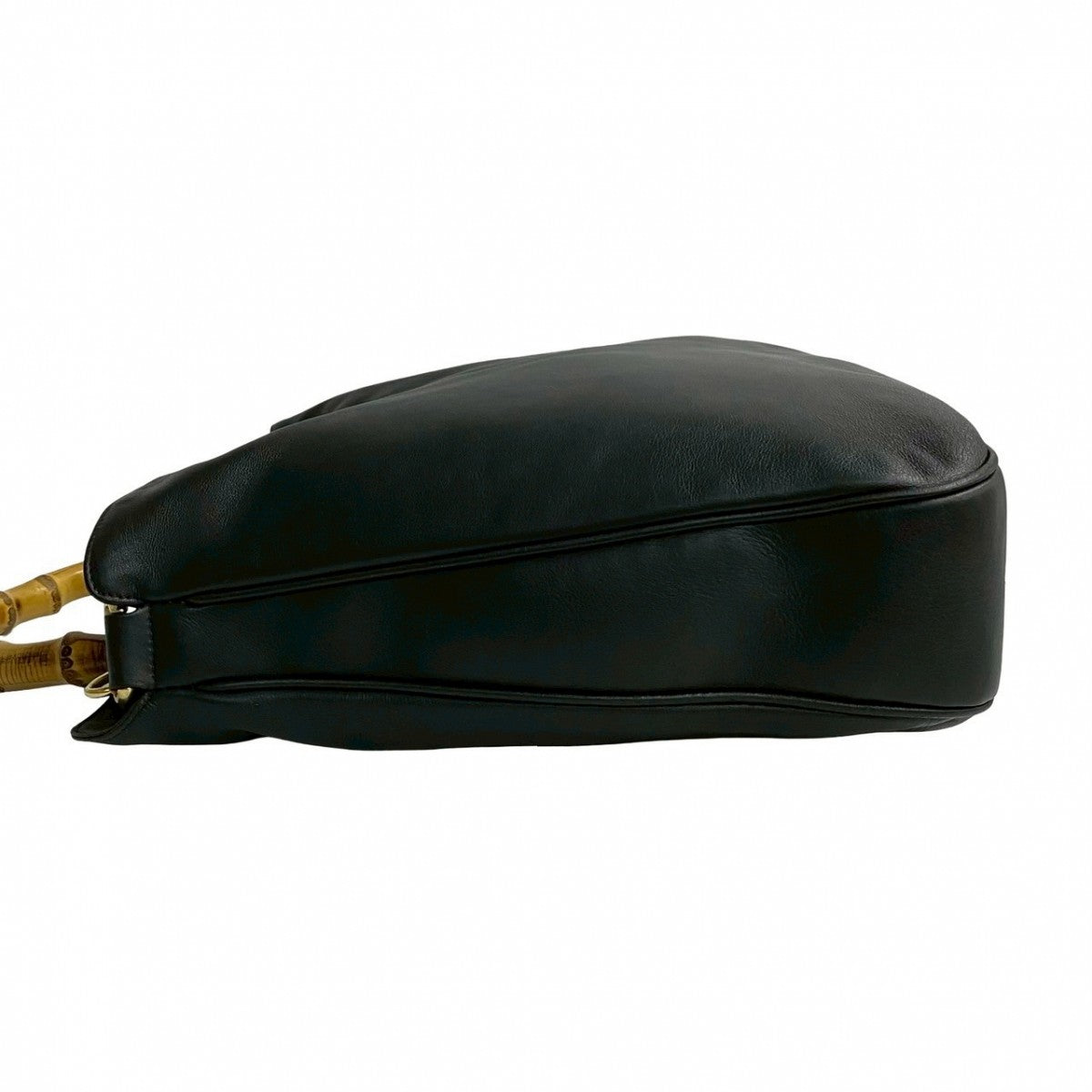 GUCCI Handbag leather black Bamboo