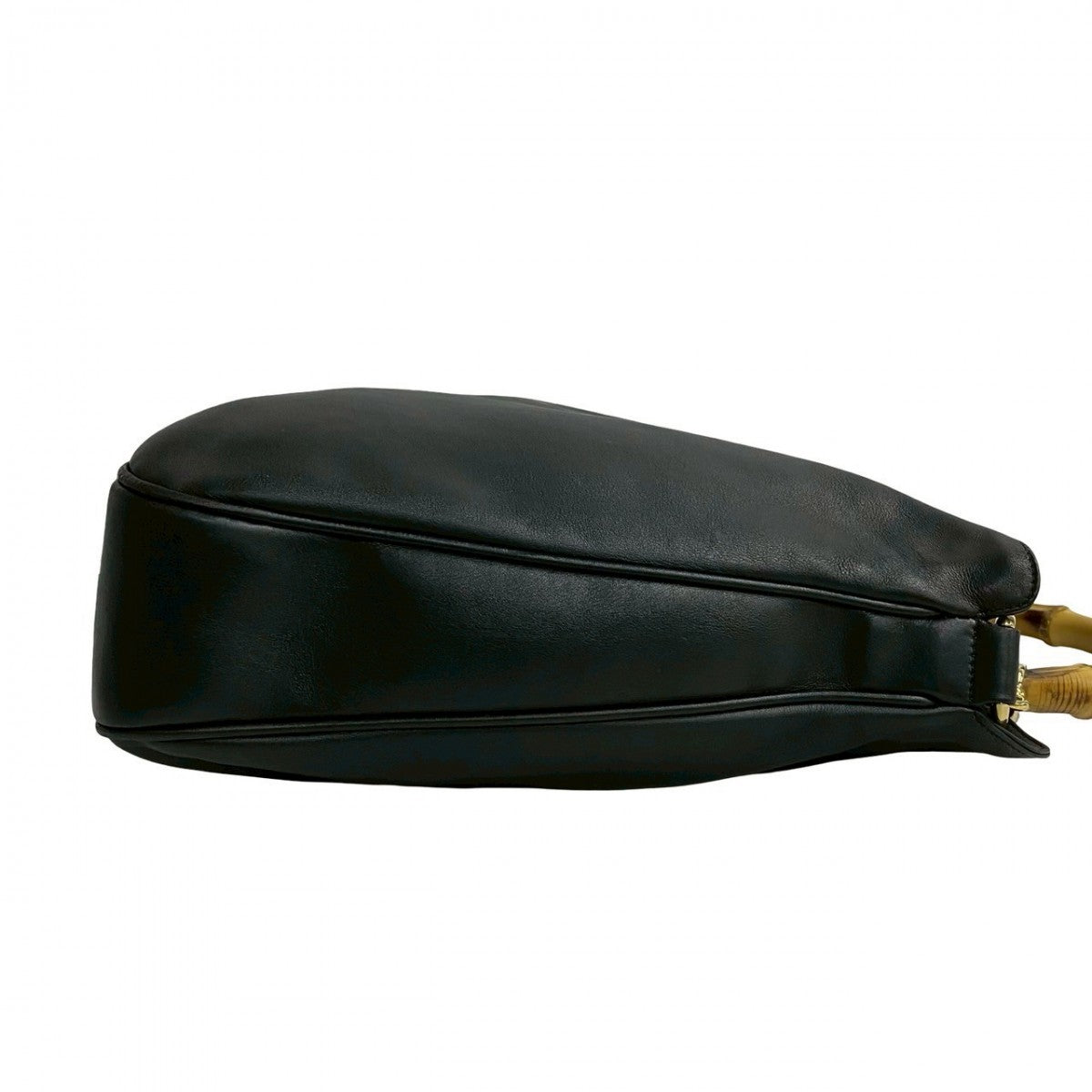 GUCCI Handbag leather black Bamboo