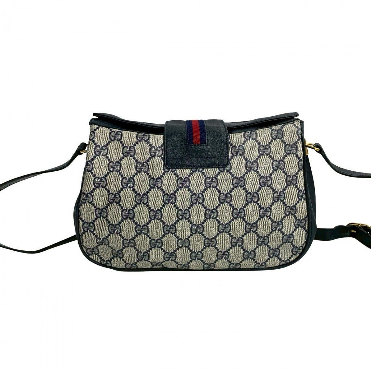 GUCCI Shoulder Bag leather Red Sherry line