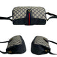 GUCCI Shoulder Bag leather Red Sherry line