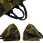 PRADA Tote Bag canvas khaki Canapa Camouflage