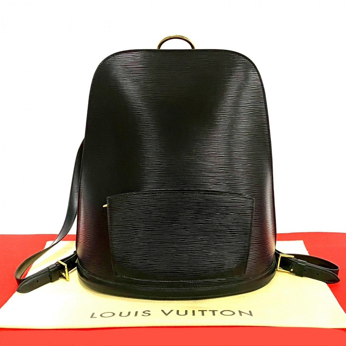 LOUIS VUITTON Backpack M52292 Epi Leather black Epi Coblanc Women Used Authentic