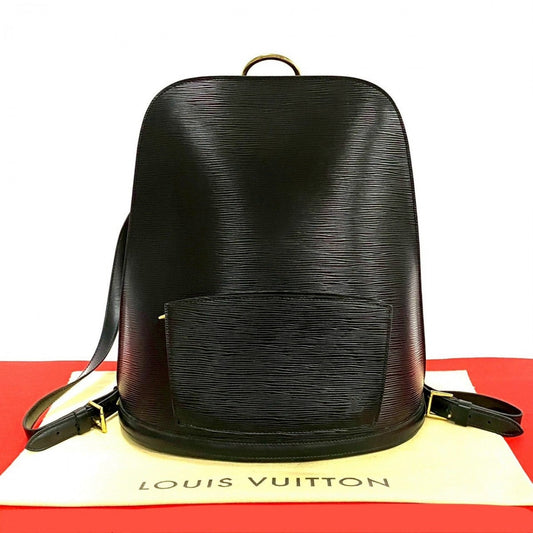 LOUIS VUITTON Backpack M52292 Epi Leather black Epi Coblanc Women Used Authentic
