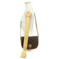 CELINE Shoulder Bag Leather, PVC Brown Macadam Blason Triomphe Pattern Women Used Authentic