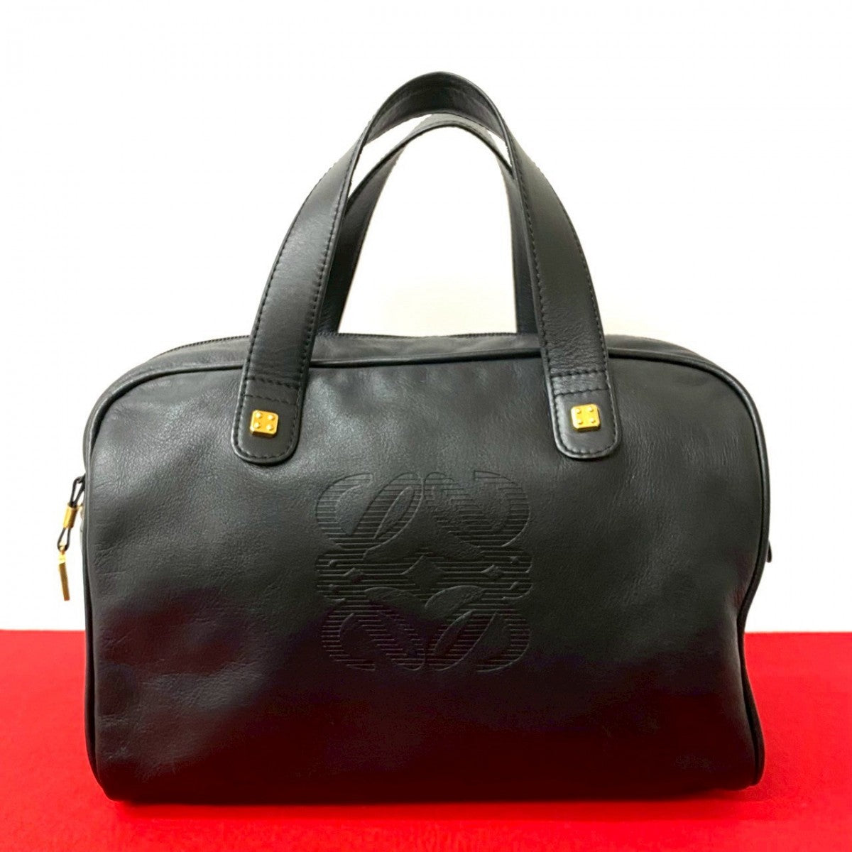 LOEWE Handbag leather black